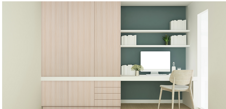 Wardrobe laminates design