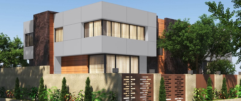 Exterior wall panels or cladding in India from Mikasa Laminates