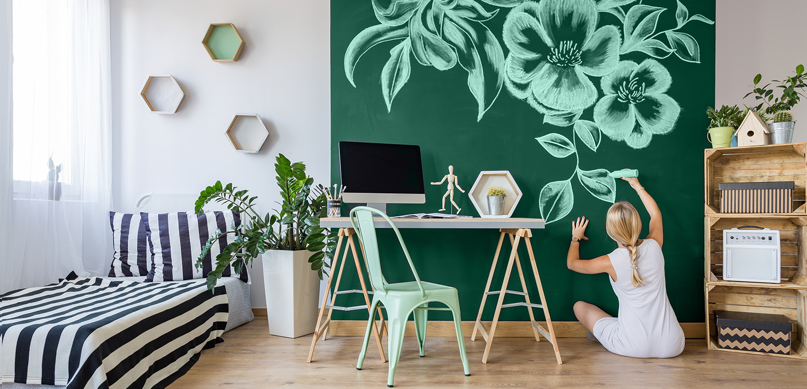 High pressure laminate sheets in modern interiors