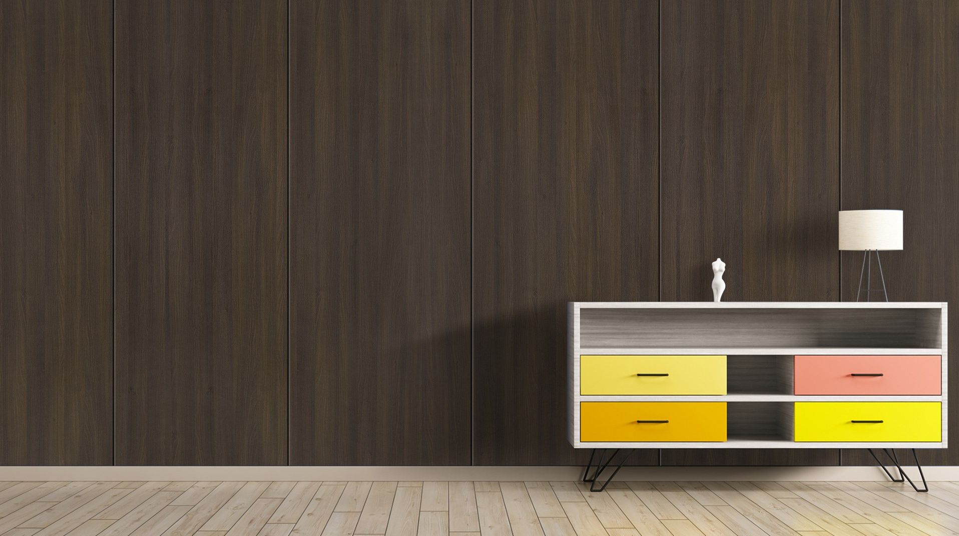 3290 Winter Walnut (SPC) finish Laminate Sheet in India