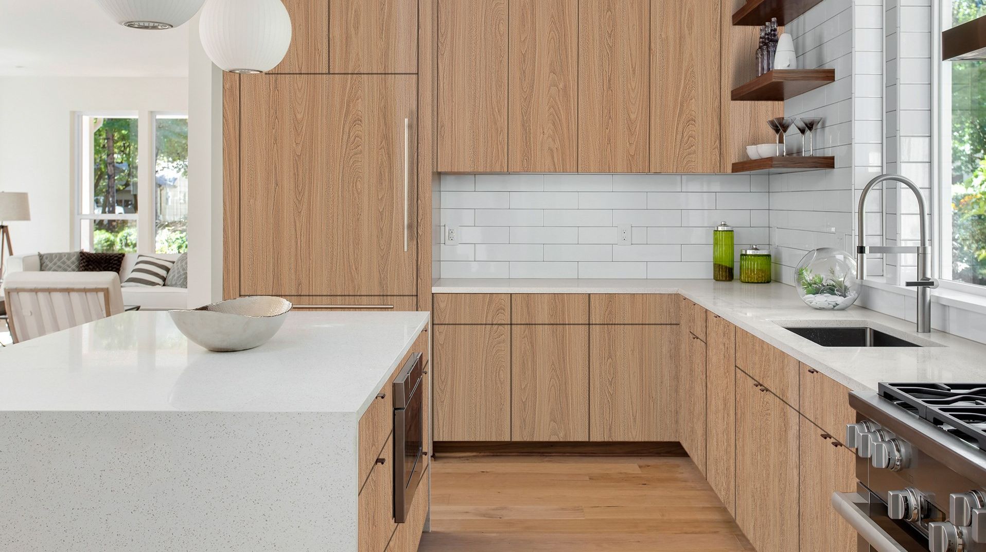 3296 Summer Walnut (SUD) finish Laminate Sheet in India