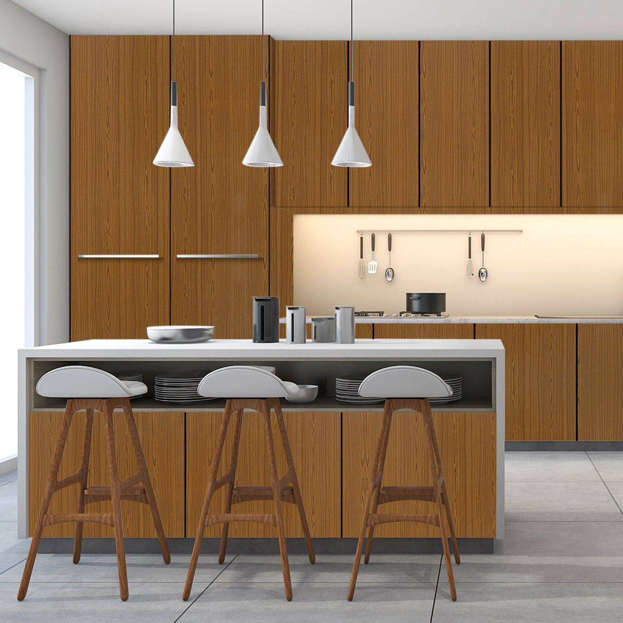 3151 Nayana Teak (SUD) Laminate sheets