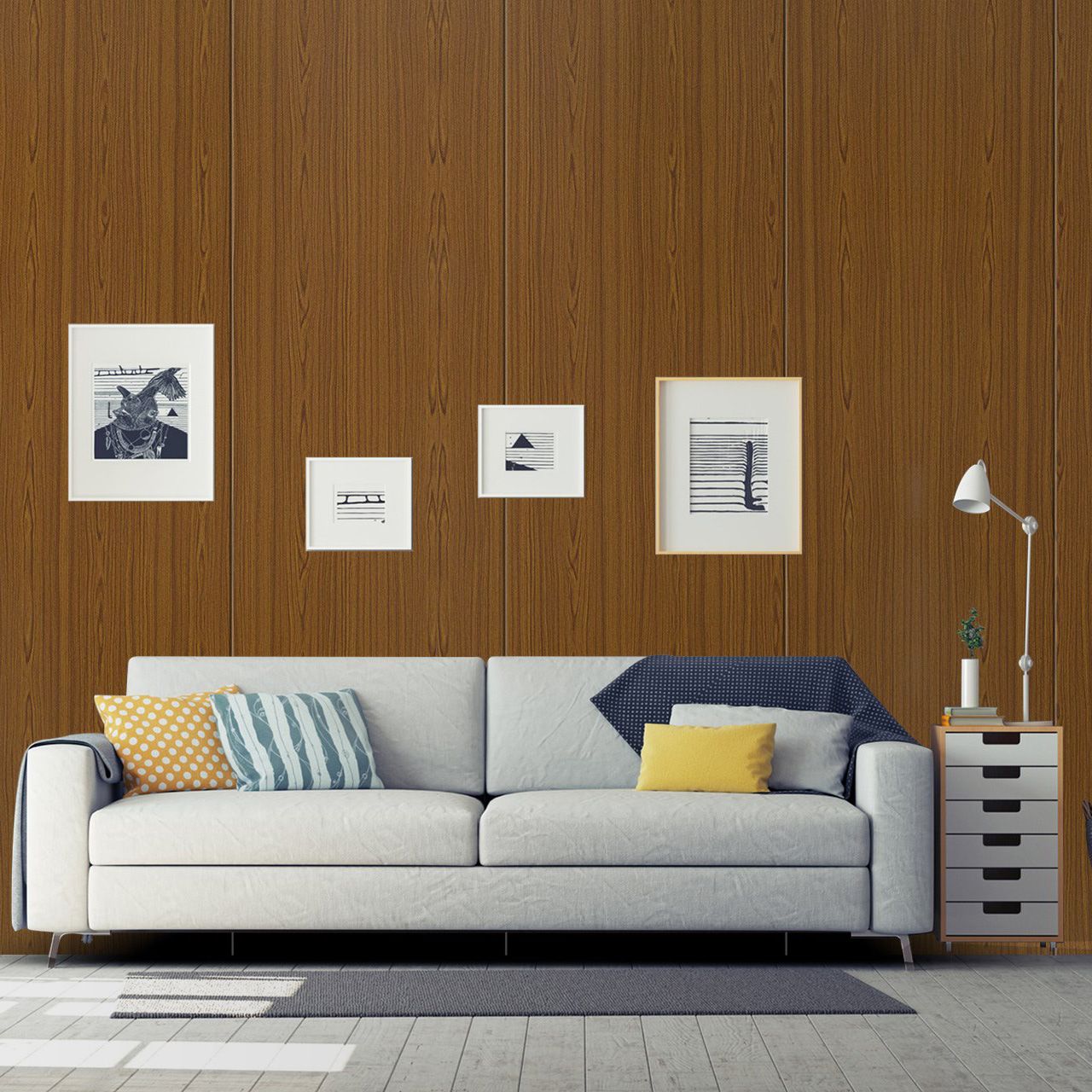 3151 Nayana Teak (SUD) decorative Laminate sheets in India