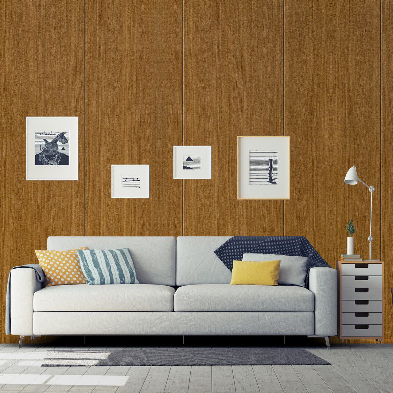 3154 Dahat Teak (SUD) decorative Laminate sheets in India