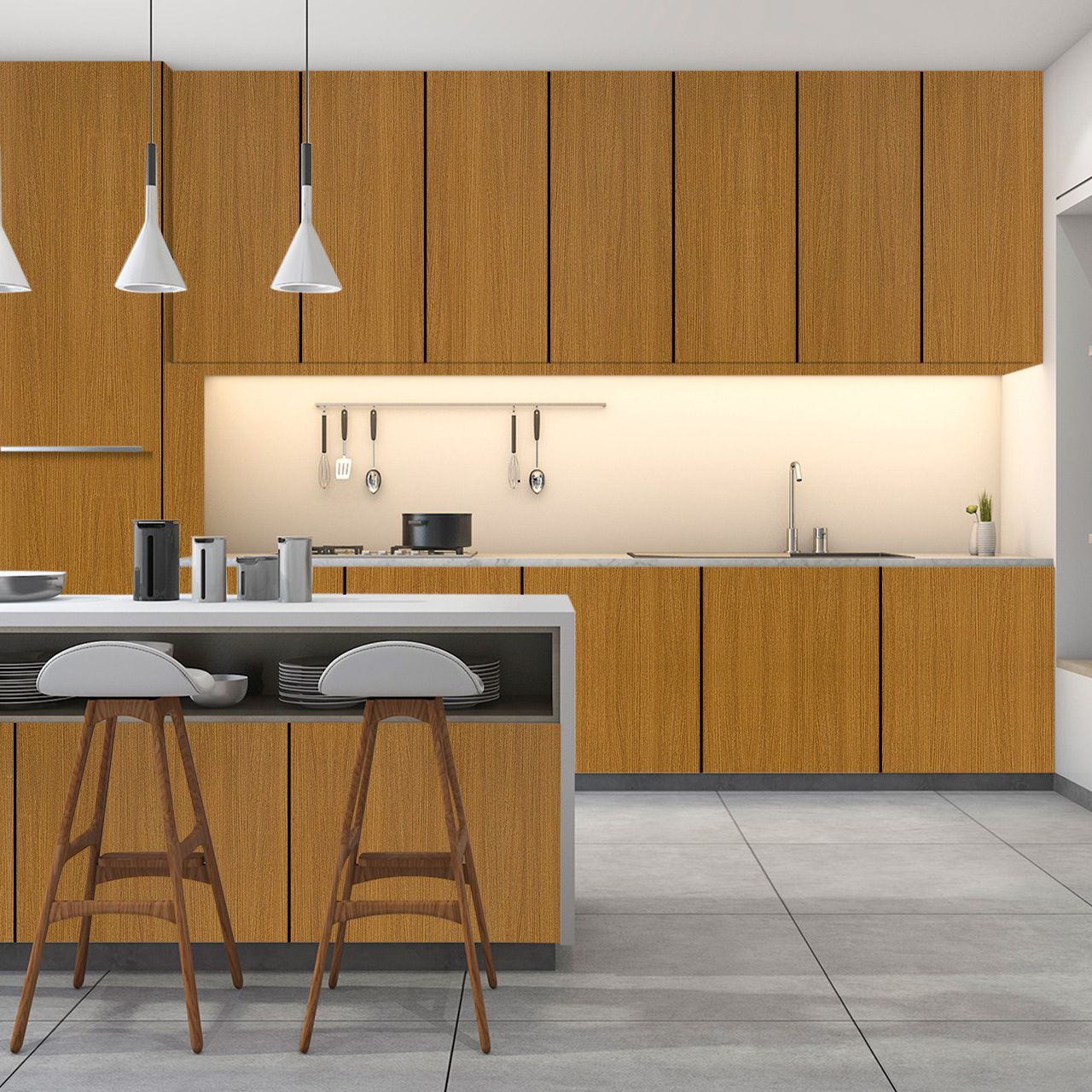 3154 Dahat Teak (SUD) Laminate sheets