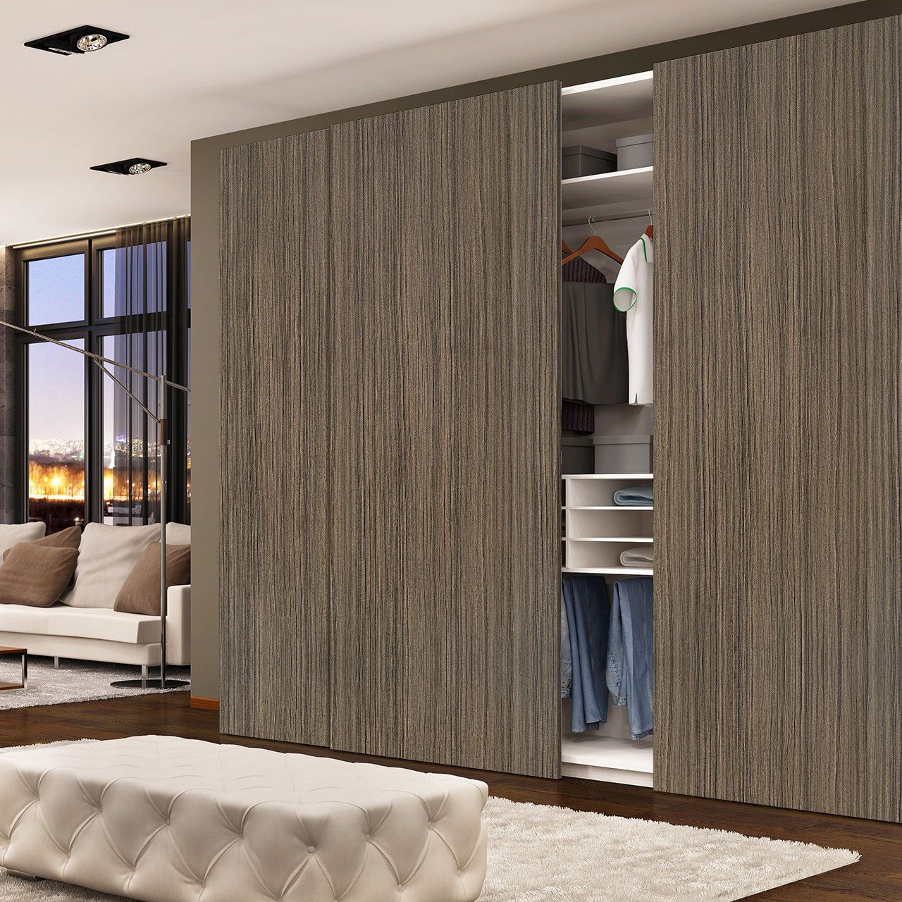 3286 Walnut Wool (SUD) decorative Laminates in India