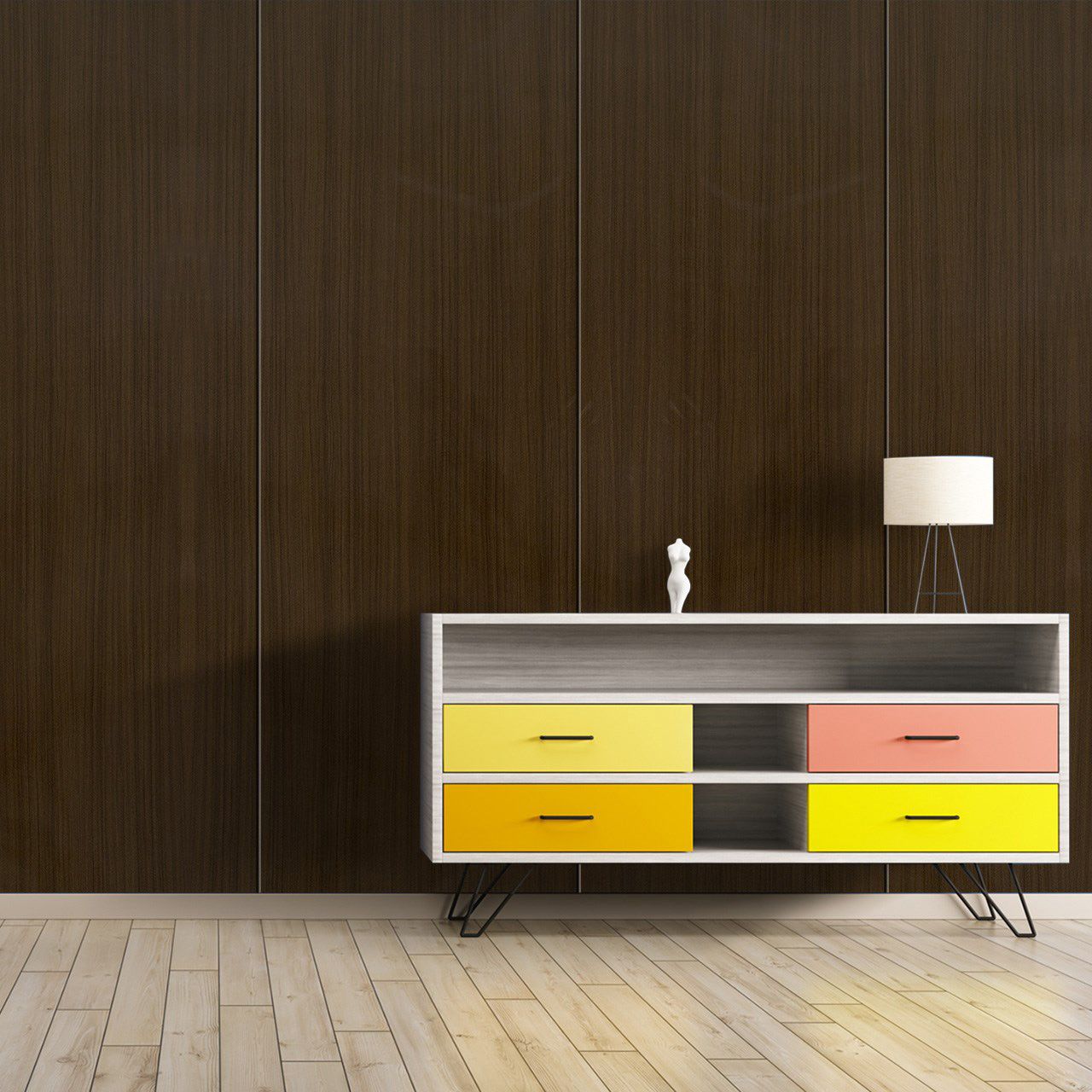 3287 Fine Walnut (NGL) decorative Laminate sheets in India