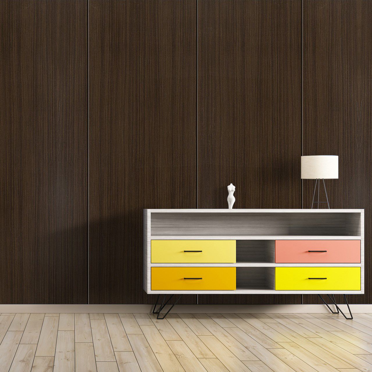 3287 Fine Walnut (CHW) decorative Laminate sheets in India