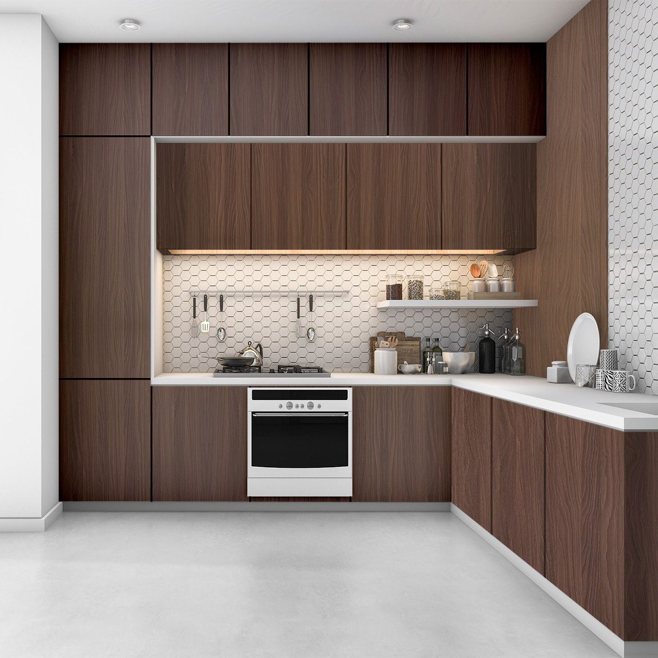 BHW 3295 Brunette Walnut (BHW) Laminate sheets