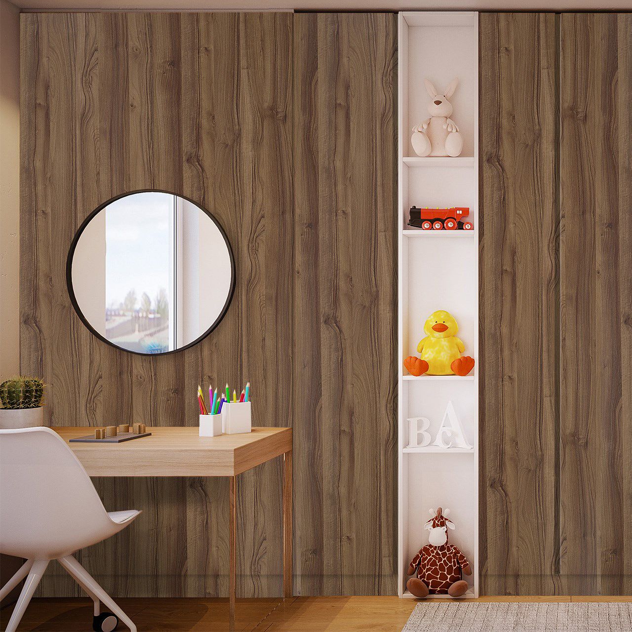 3297 Sepia Walnut (SUD) decorative Laminates in India
