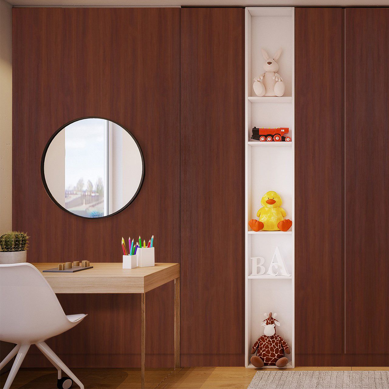 3365 Nicewood Sheen (BRS) decorative Laminates in India