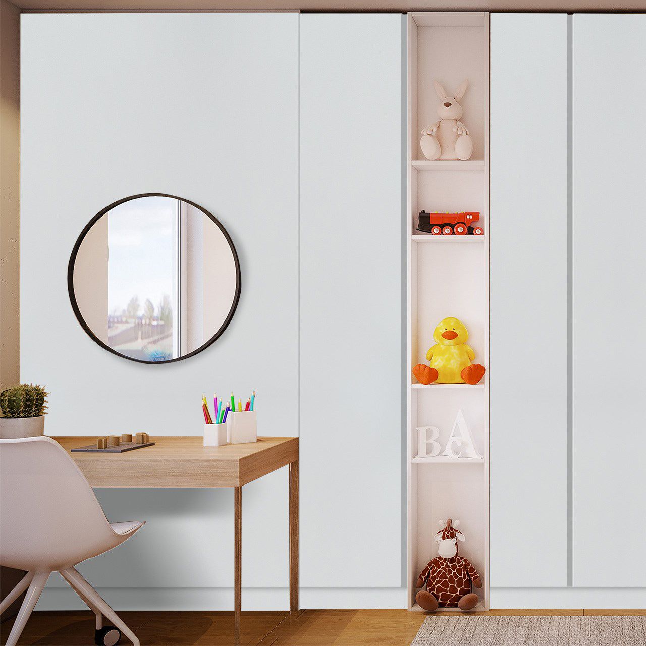 3502 Satin White (SMR) decorative Laminates in India