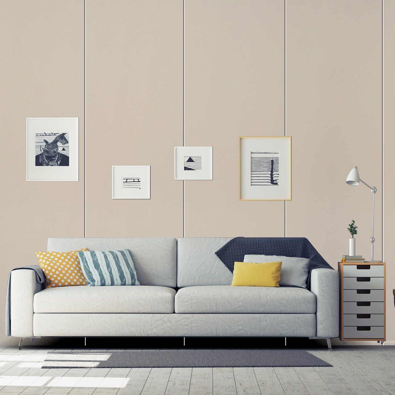 3516 Vanilla (SUD) decorative Laminate sheets in India