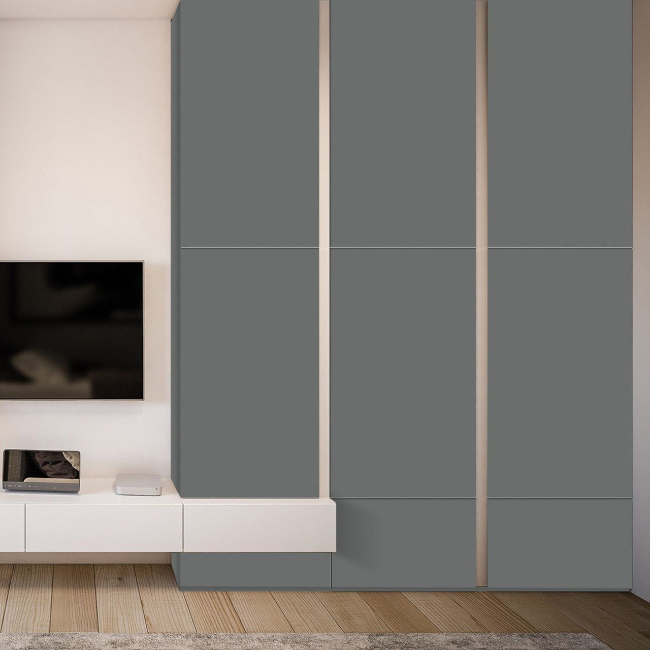 3553 Nickel Grey (SMR) decorative Laminates in India