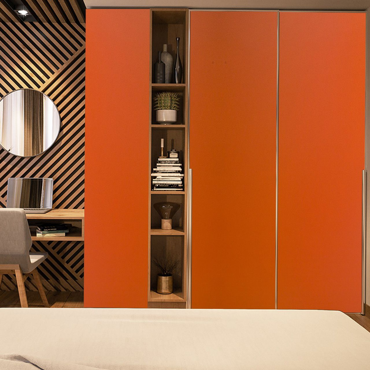 3614 Orange Shorbet (SUD) decorative Laminates in India