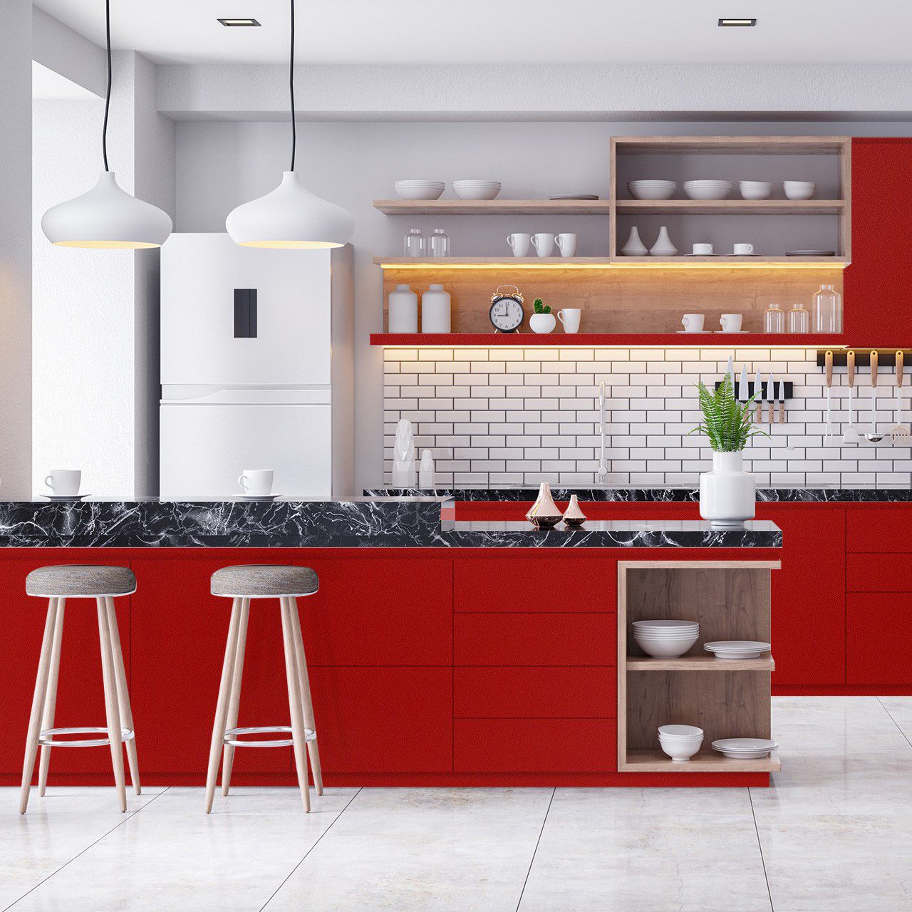 3622 Red Flame (SUD) Laminate sheets