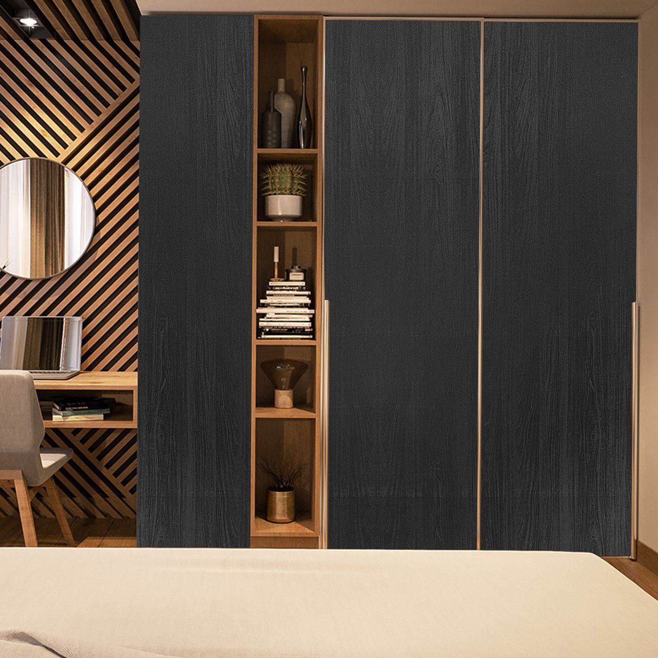 3646 Black (PWD) decorative Laminates in India