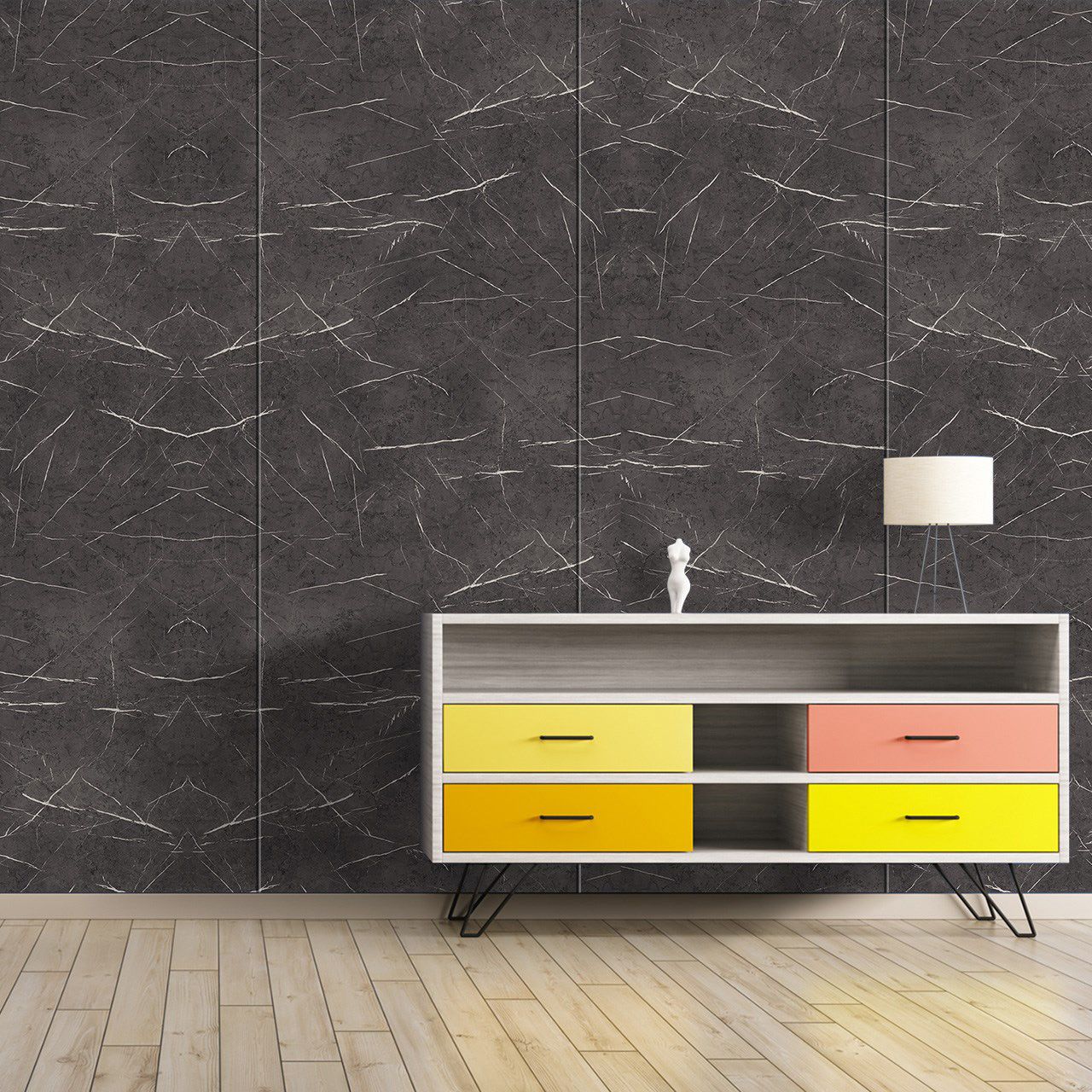 3744 Pietra-Cave Grey (RSO) decorative Laminate sheets in India