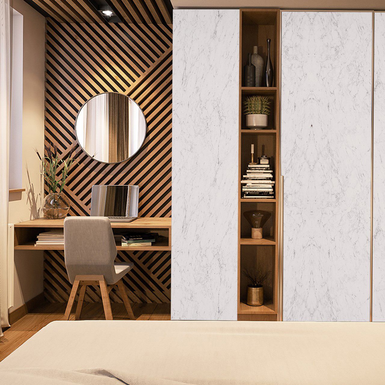 3777 Classic Marble (ROK) decorative Laminates in India