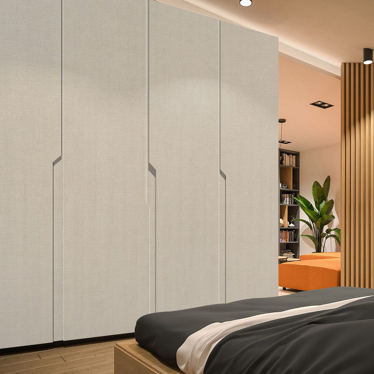 TEX 3782 Ecru Cloth (KHD) decorative Laminates in India