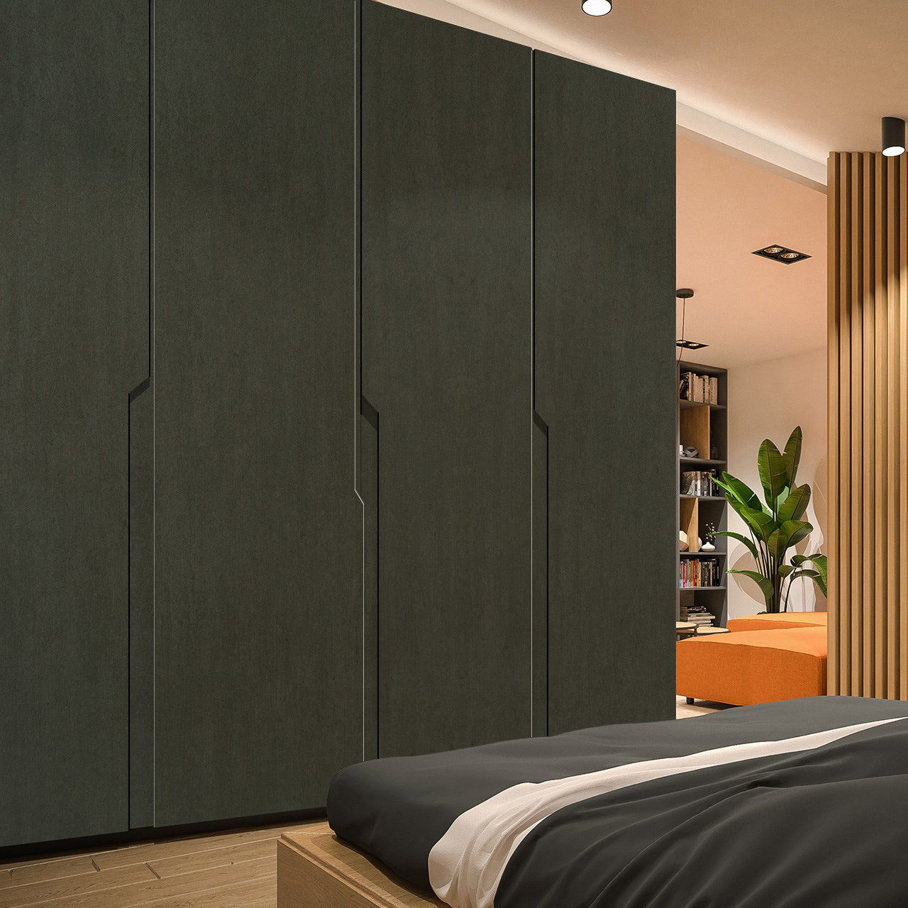 3794 Concrete Raven (SBF) decorative Laminates in India