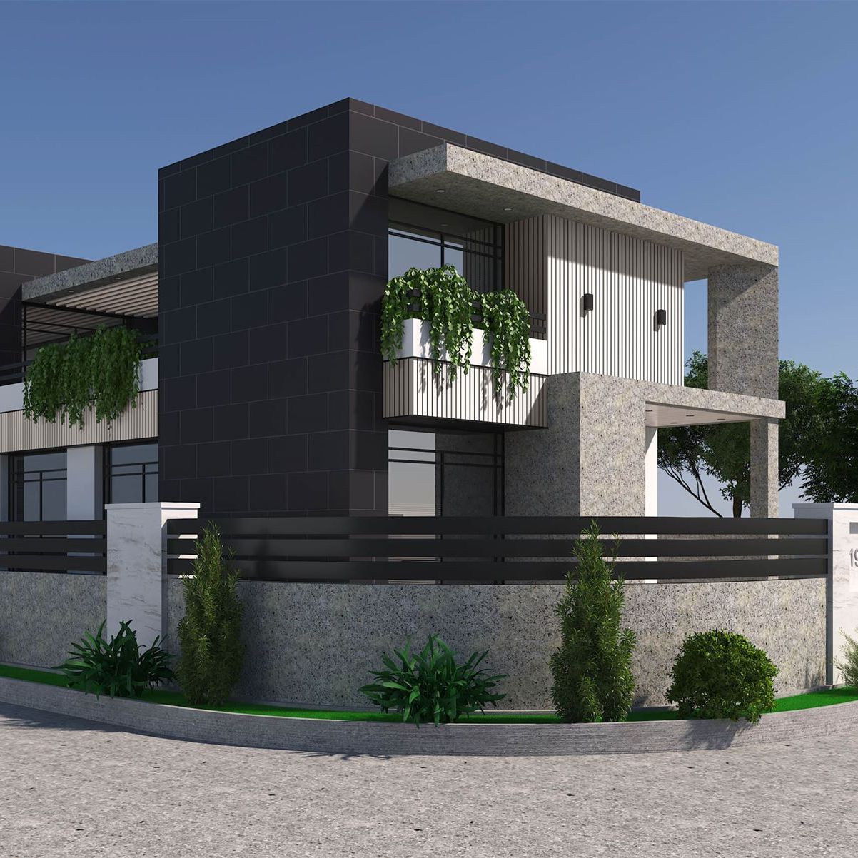 30402 Surreal White (SUD) exterior wall panels in India