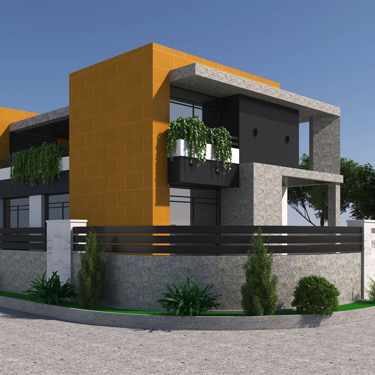 30410 Freur Grey (SUD) exterior wall panels in India