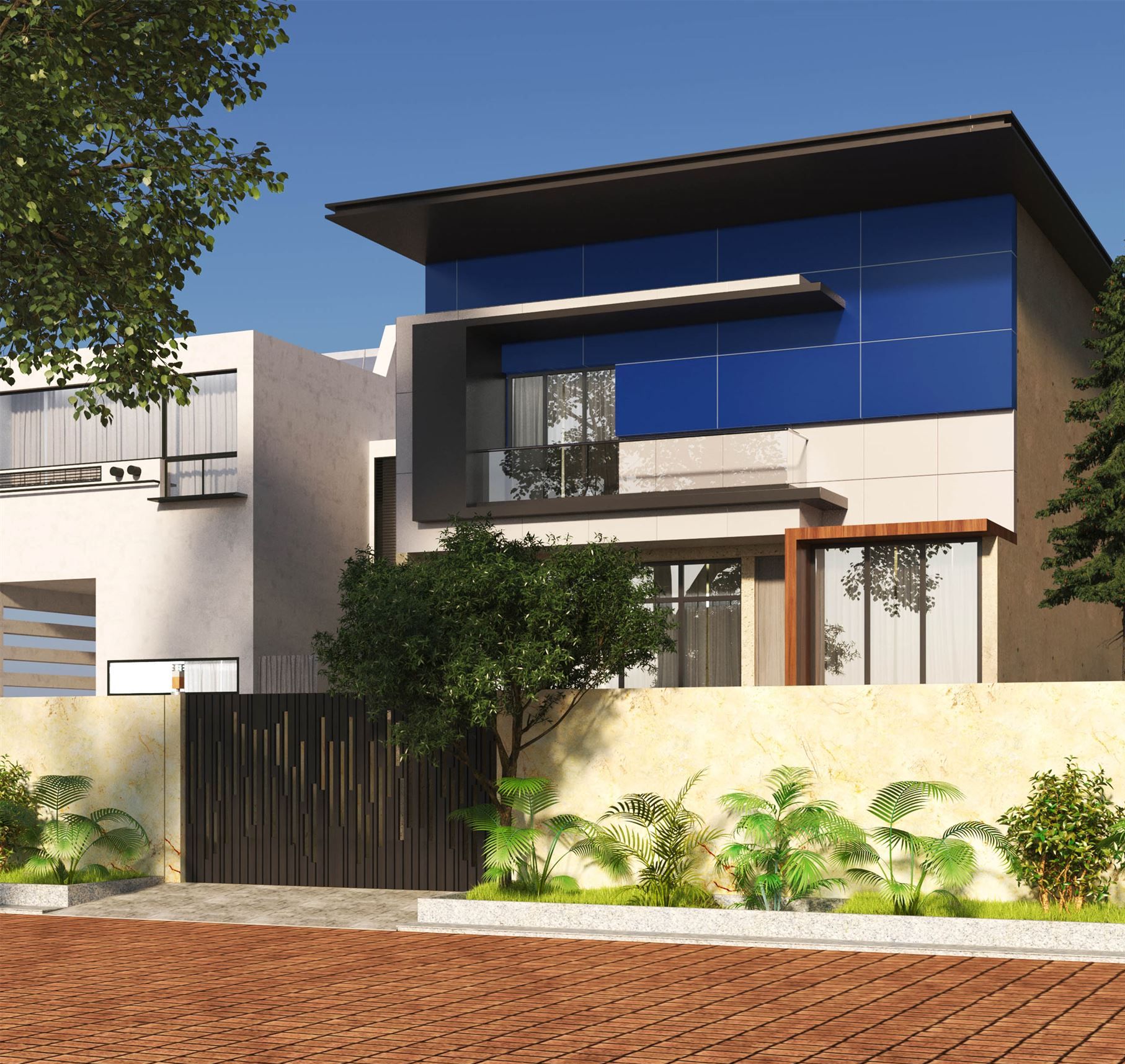 30409 Robin Blue Lapis (SUD) wall panels in India