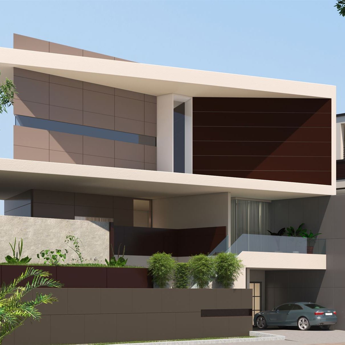 30404 Tawny Taupe (SUD) wall panels in India