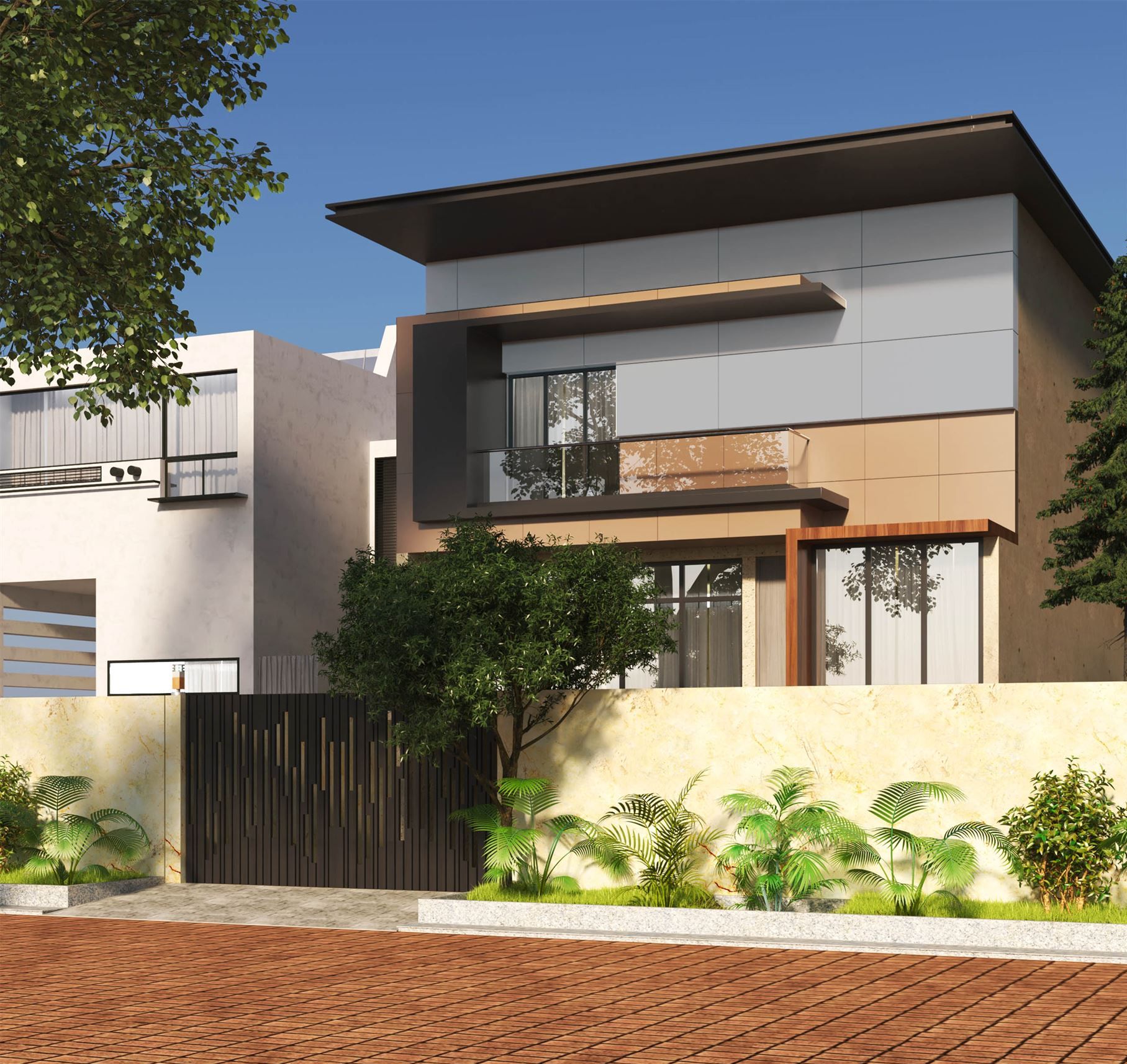 30403 Twill Grey (SUD) exterior panels