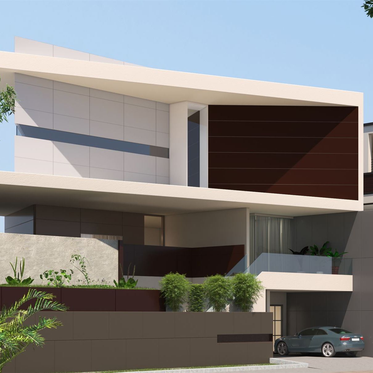 30403 Twill Grey (SUD) wall panels in India