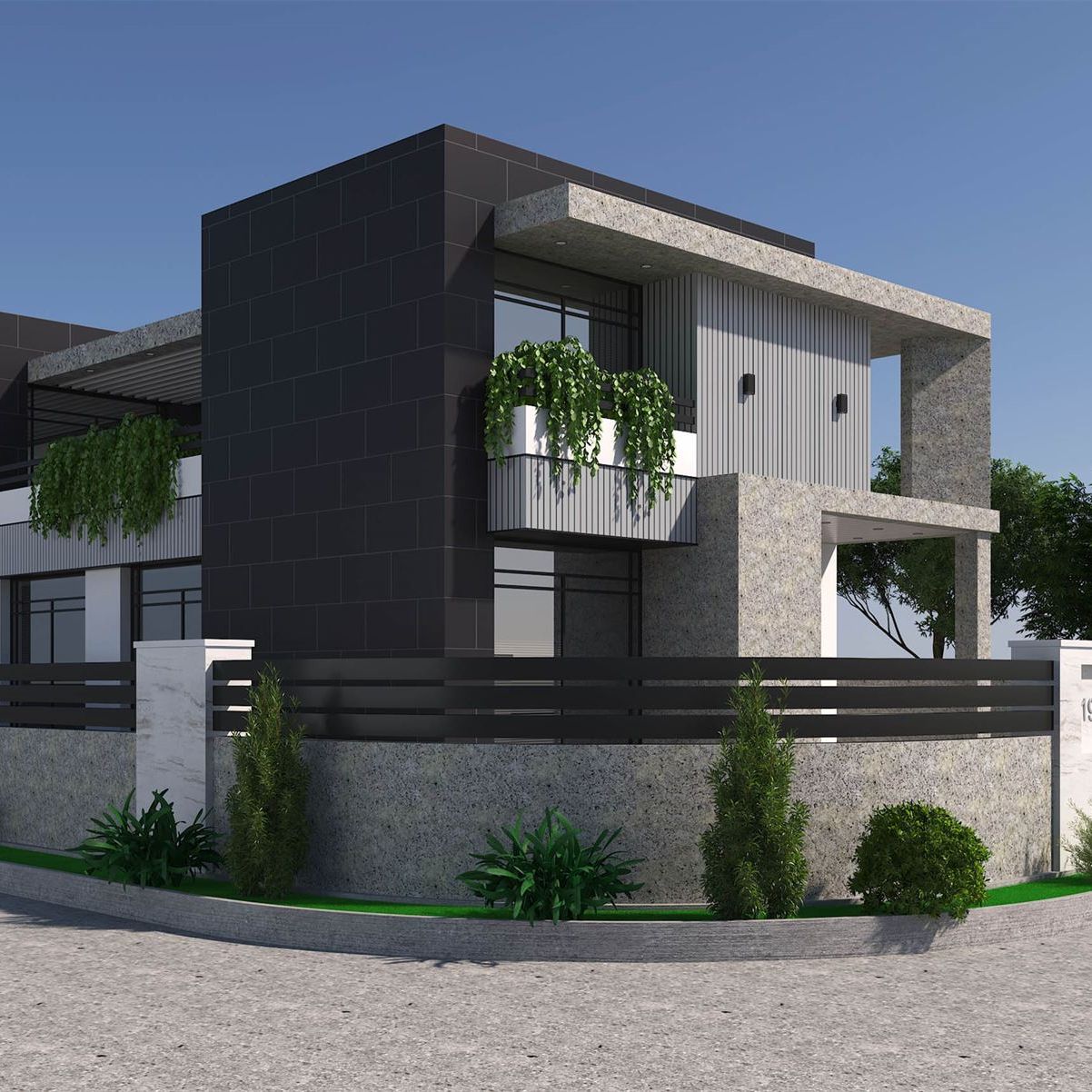 30403 Twill Grey (SUD) wall panels in India