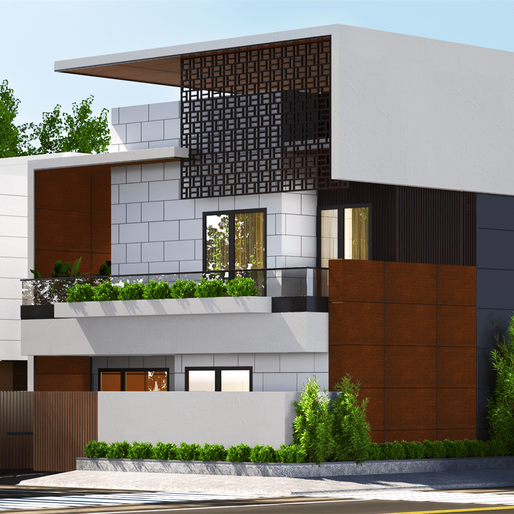 30107 unique teak sud exterior wall panels